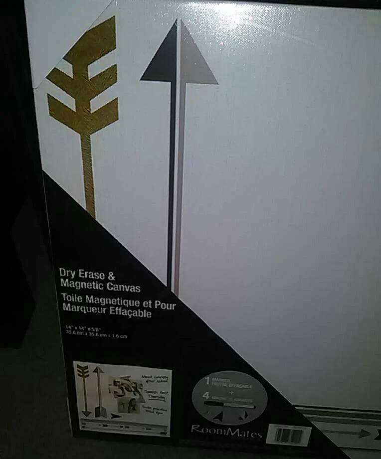 Dry Erase Board & Magnetic Canvas * Includes 4 Magnets!! Brand New In Package* - Image 3 of 4