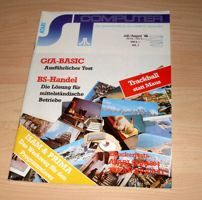 PC Zeitung Zeitschrift Atari ST Computer Juli / August 1986 - GfA-Basic BS-Hande