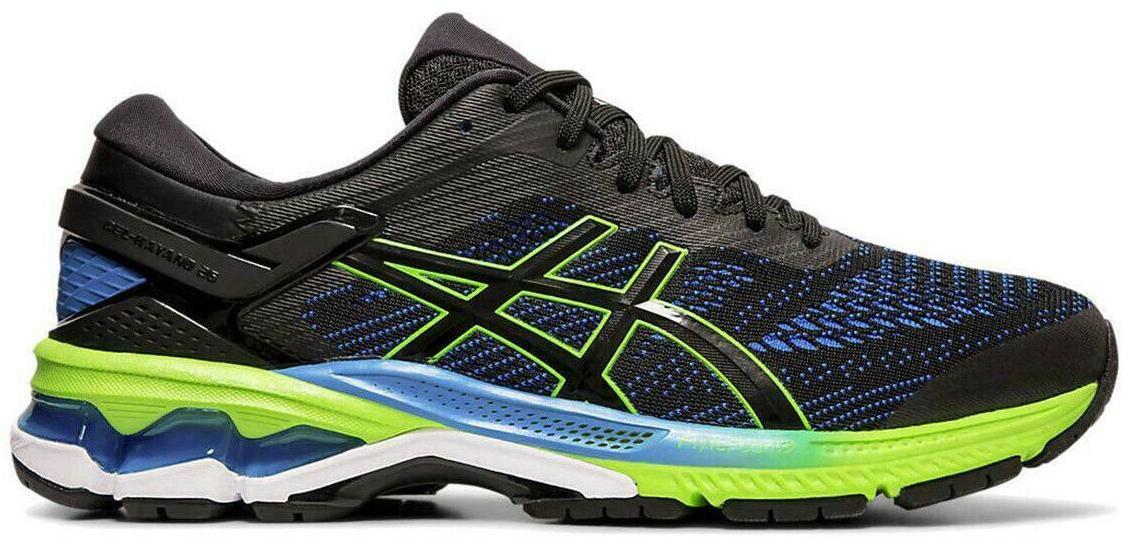 Asics Gel Kayano 26 Black Electric Blue for sale | eBay