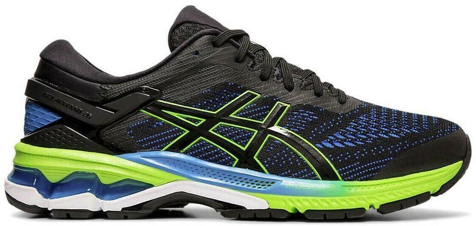 Asics Gel Kayano 26 Black Electric Blue for sale | eBay