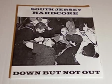 SOUTH JERSEY HARDCORE "DOWN BUT NOT OUT" 7-INCH RECORD 1997 BRAND NEW OLD STOCK 