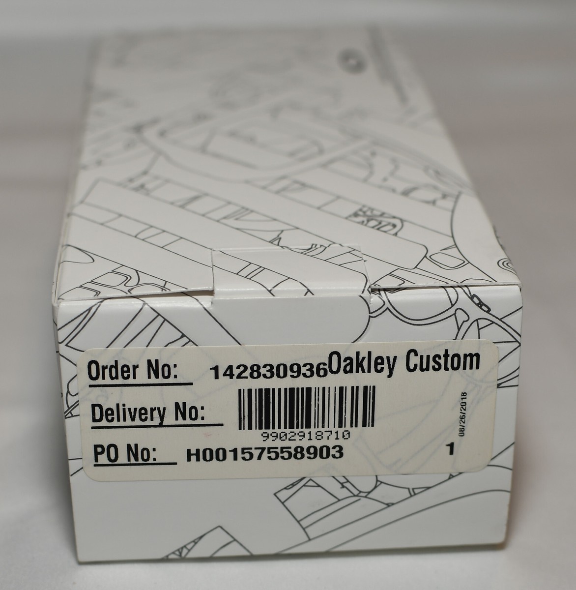 Oakley Custom WHITE BOX ONLY - Retail (Fast Shipping!) | eBay