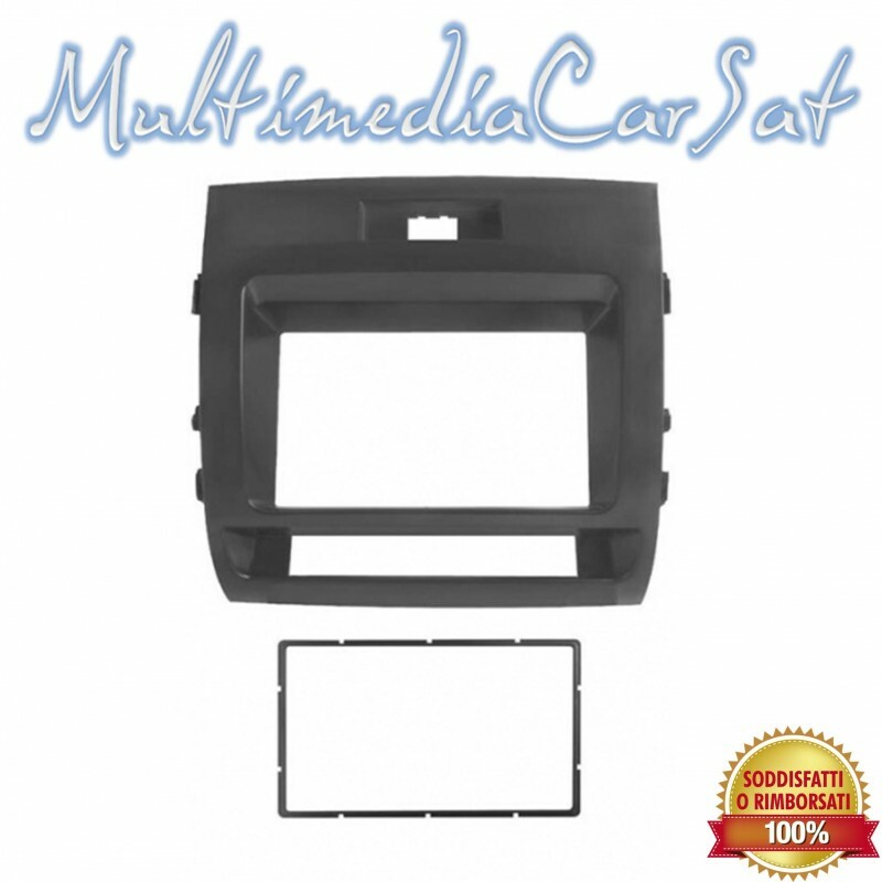 Adattatore Mascherina 2 DIN Toyota Land Cruiser J200 03486 Nero