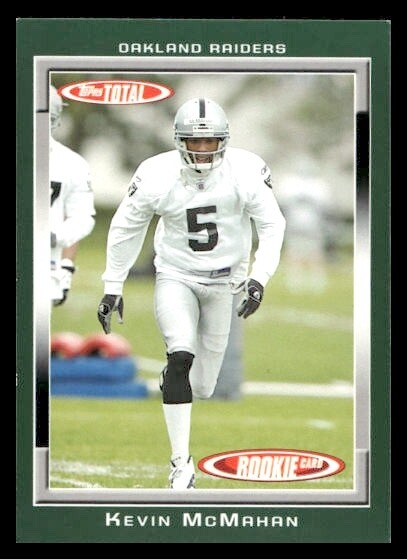 2006 Topps Total #494 Kevin McMahan Rookie Oakland Raiders