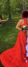 Sherri Hill Red Prom Dress- Style 51116 (Unique)