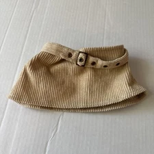 Build-A-Bear Workshop Corduroy Khaki Skirt With Belt BAB