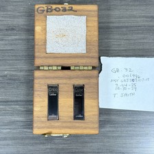 Starrett Webber Wear Gage Block Set Of Two Thin Blocks .100" & .102" Croblox