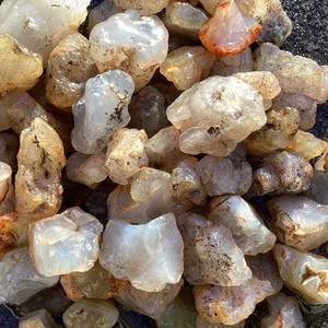 Agate Rough 10 Lbs. Carnelian Oregon Lot 4.5 Kg For Tumbling Cabbing