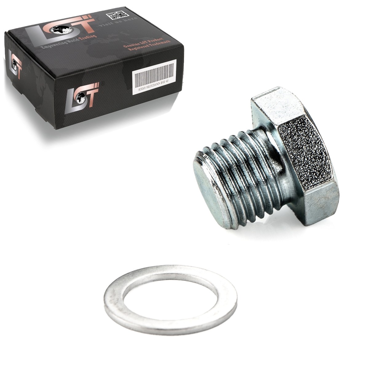 Oil drain plug with seal / gasket closure plug oil pan for SAAB