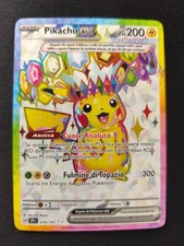 carta pokèmon psa bgs teracristal pikachu ex 219/191 raro holo secret set scinti