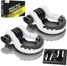 3/4" D Ring Shackles (2 Pack), D Rings Heavy Duty 48,000Ib Break Strength with 7