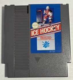 Lot Of 4 Nintendo NES Games USED SLALOM SUPER MARIO DUCK HUNT GOLF ICE HOCKEY