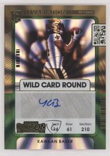 2021 Contenders Ticket Variation Wild Card Round Kawaan Baker Rookie Auto RC h3a. rookie card picture