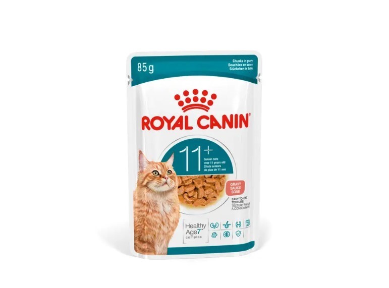 Royal Canin Feline Health Nutrition Feline Health Nutrition Healthy Ageing 11+, Bustina Di Cibo Umido Per Gatti Senior, (In Salsa), 85G - Immagine 3