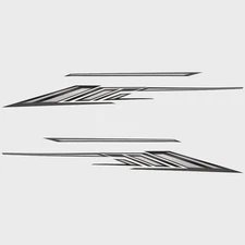 Lowe Boat Graphic Decals 2317180 | Gray Hull Stickers (Set of 4)