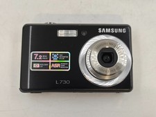 Samsung L730 7.2 MP Digital Camera Black - Untested