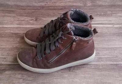 Women Ecco Boots Brown Nubuck 41 #3QOL