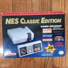 Nintendo NES Classic Edition Gray Black HDMI Console 30 Pre-installed Games
