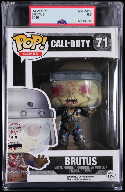 PSA 8.5 Funko Pop! Call Of Duty 71 Brutus (Blood Splatter) Vaulted Exclusive