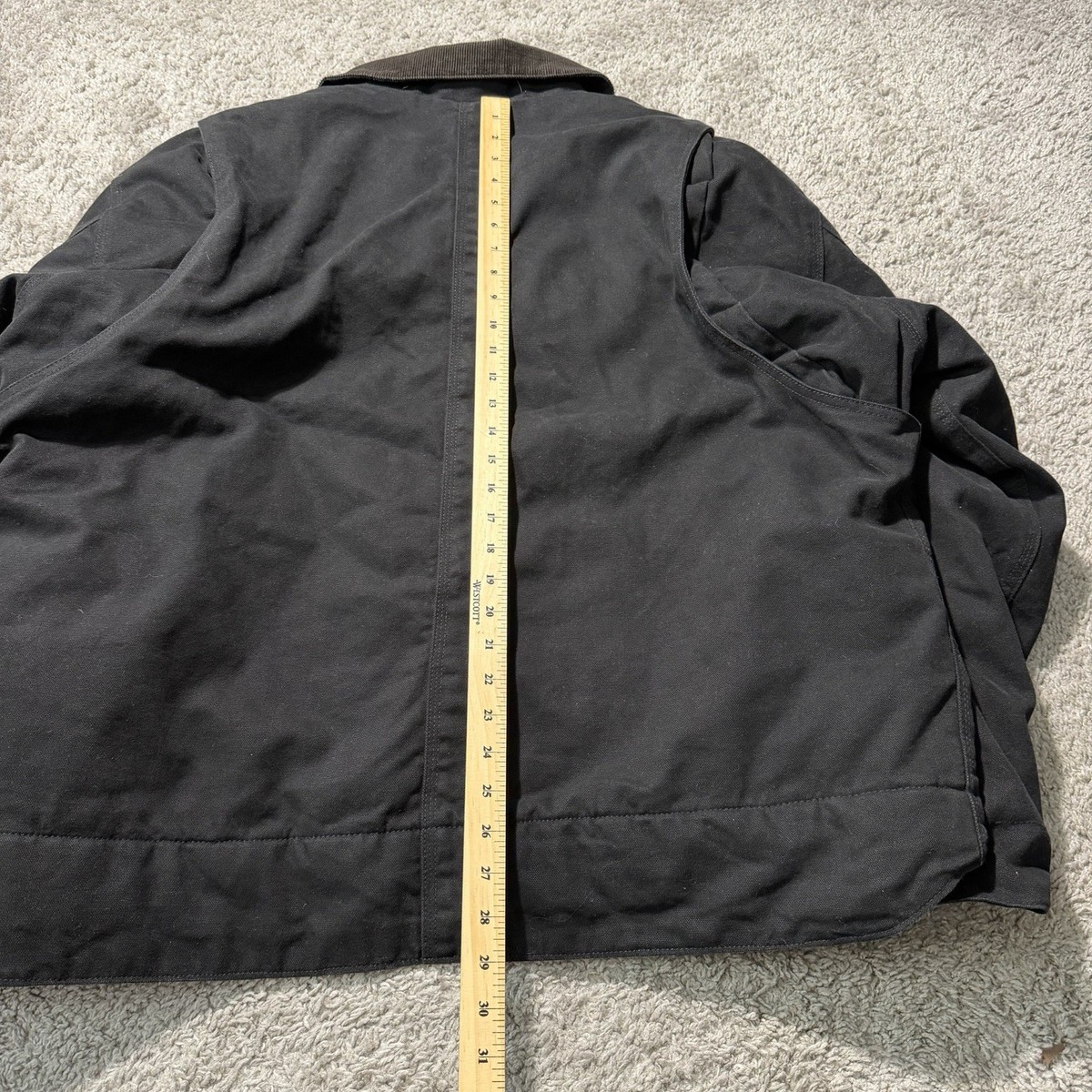 VINTAGE Dri Duck Jacket Men 2XL Black Duck Canvas Quilted Lined