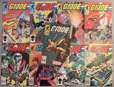 G.I. Joe: A Real American Hero #21-27, 29, 30 Marvel Silent Issue PR to VF/NM