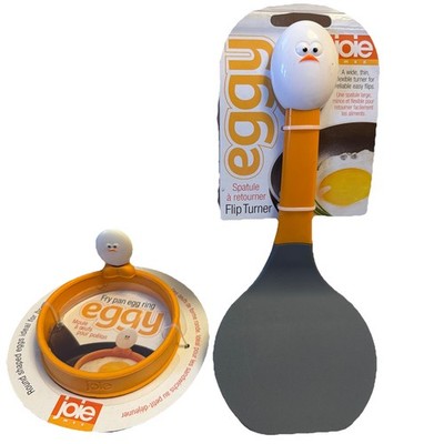 Joie Eggy Kitchen Flip Wender und Eierring, Set, schön als Geschenk, neu