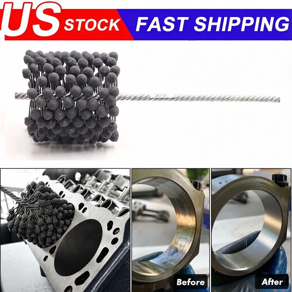 3" 77mm Engine Cylinder Hone 240 Grit Hone Bore Brush Ball for 73mm-78mm USA#
