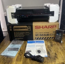 🔥🔥Vintage Sharp Vc-583UB VCR Cassette Recorder BRAND NEW! All original