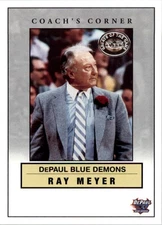 2001 Greats of the Game Coach's Corner #CC7 Ray Meyer - BSK