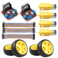 L298N Motor Drive Controller Board Stepper Motor Control Module Dual H-Bridge...