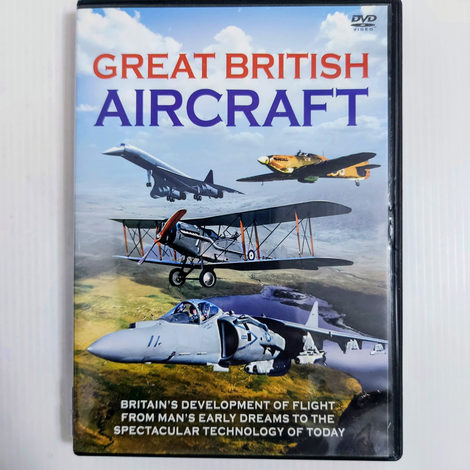 Great British Aircraft DVD Documentary History Aviation UK Concorde Spitfire