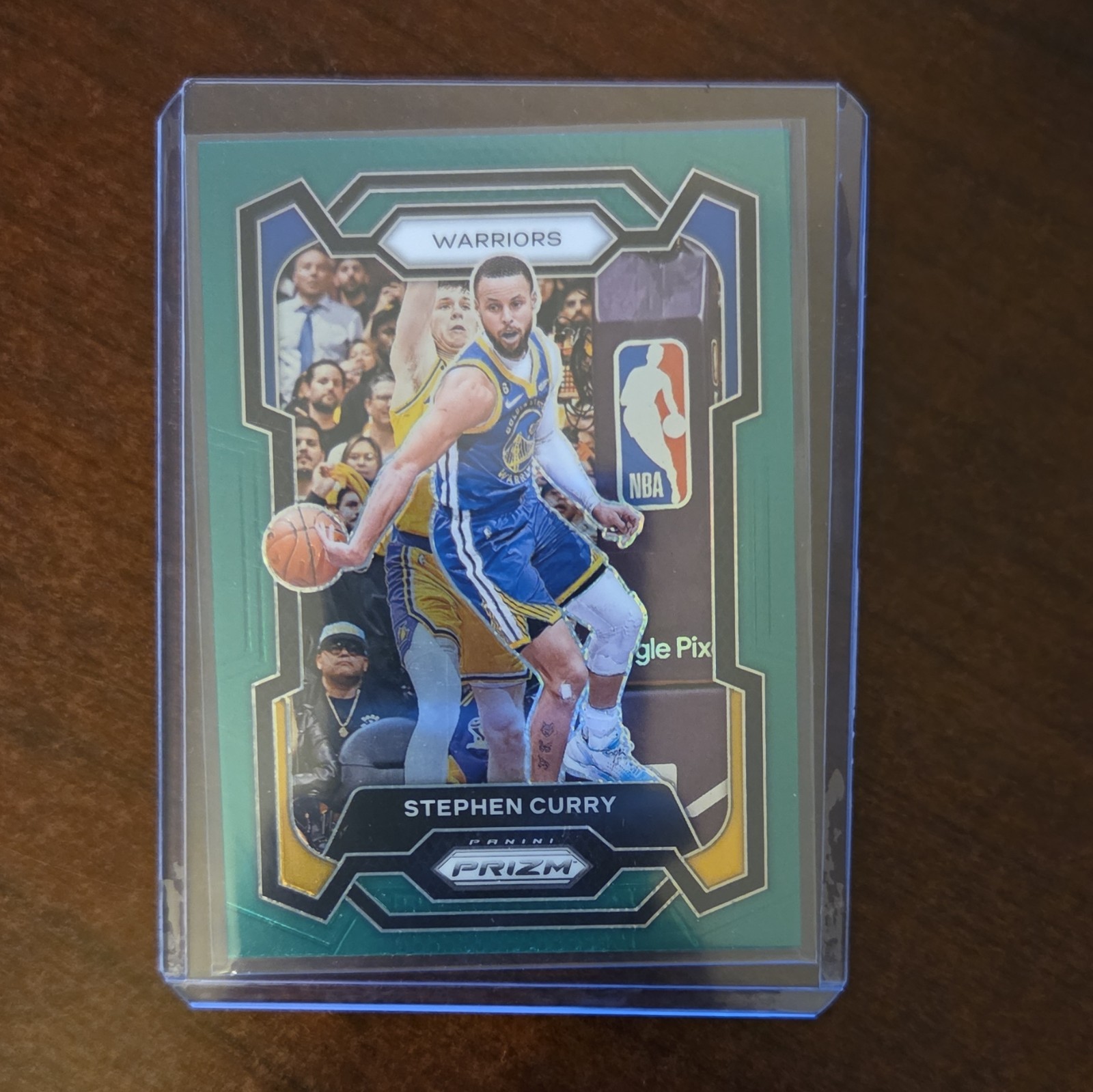 Panini 2023-24 Prizm Green Prizm #119 Stephen Curry Golden State Warriors