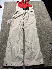 Obermeyer Steibis Bib Men's M Medium Snow Pants Cement Recco Off Grid Collection