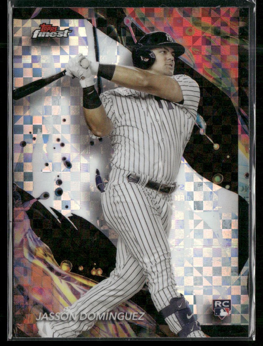 2024 Finest #168 Jasson Dominguez Checkerboard Refractors