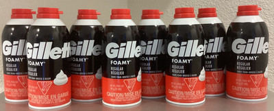 8 Pack: Gillette Foamy Regular Original Shaving Cream Foam 11 oz