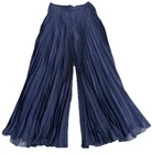 Ted Baker Women's Pleated Trousers Dark Blue Size UK 12 New
