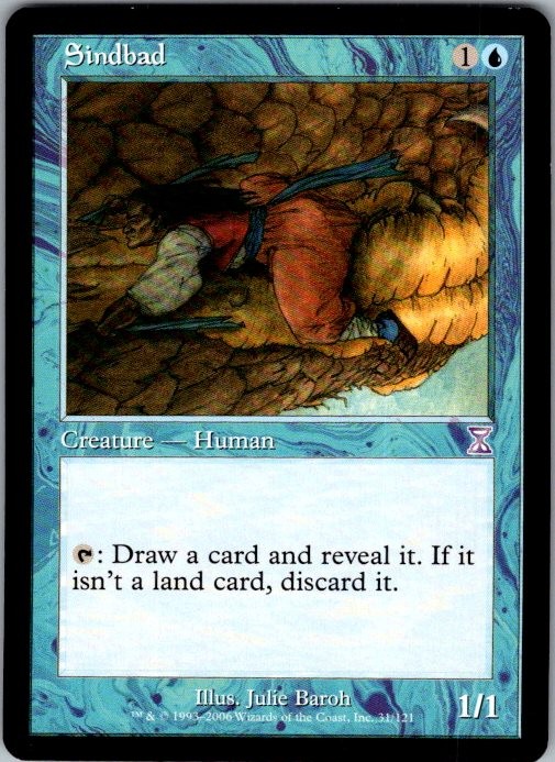 Sindbad 31 Special Timeshifted Magic: The Gathering Near Mint