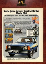 Mazda GLC Vintage Print Ad - You're Gonna Love Our Great Little Car