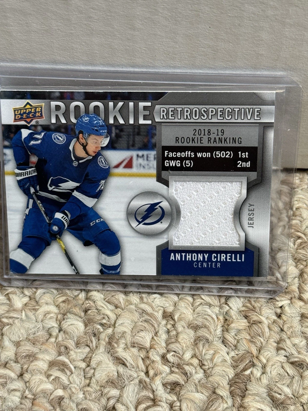 Anthony Cirelli trading card