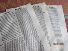 1507-3 ARKUSZE. POST-INCUNABLE. ENEIDA, BUCÓLCA, GRUZIŃSKI. PUBLIUS VERGILIUS. CLXII