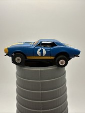 AURORA Thunderjet Tjet   tough Ones  Chevy Camaro SS Blue Yellow 1 Nice Example