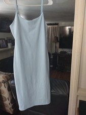 Light Blue No Sleeves Women's Dress Size Medium