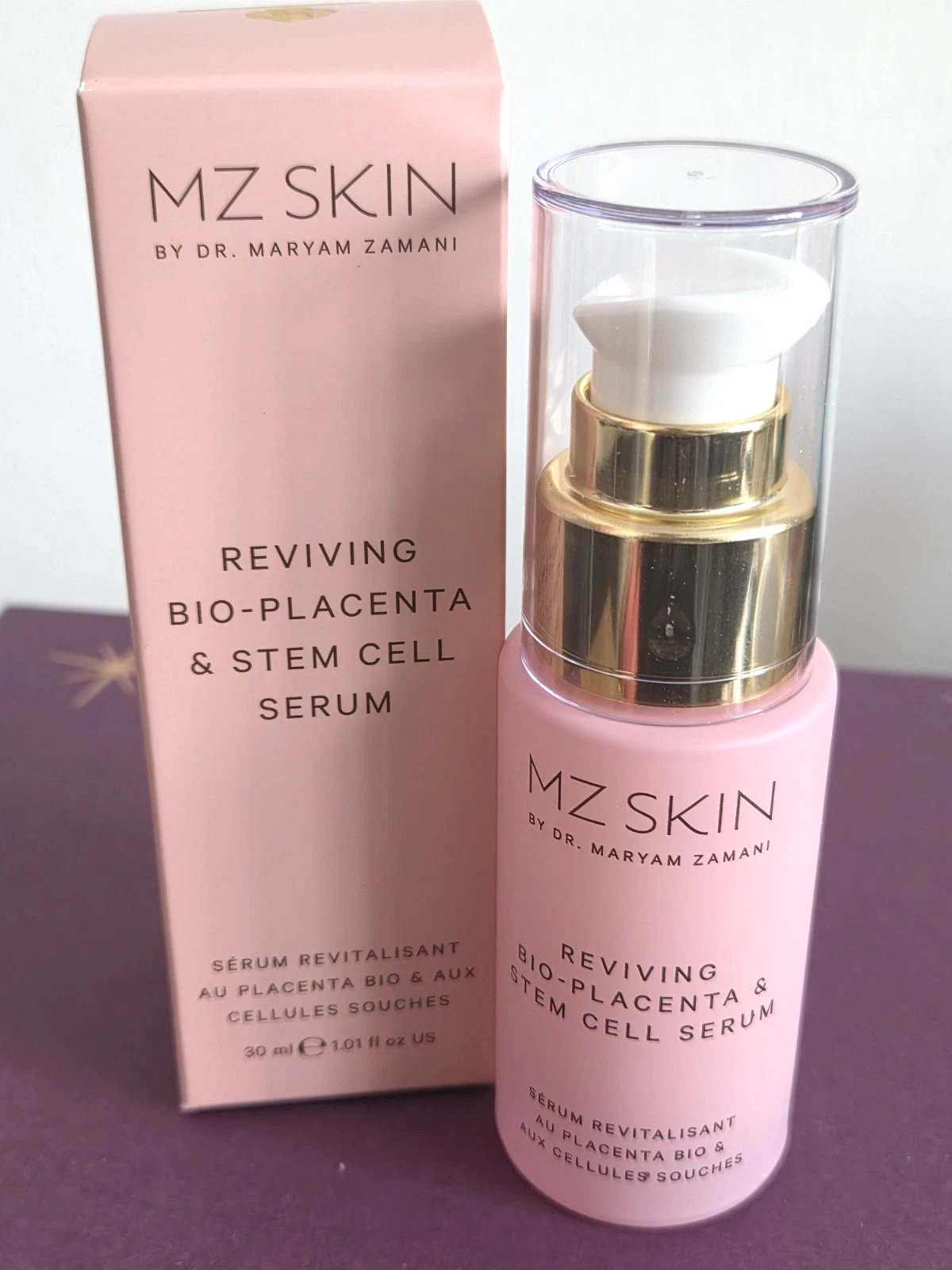 MZ Skin Reviving Bio-Placenta & Stem Cell Serum 30ml RRP £275 New in Box
