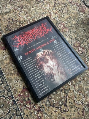 Lorna Shore Pain Remains North America 2024 Signed Original Tour