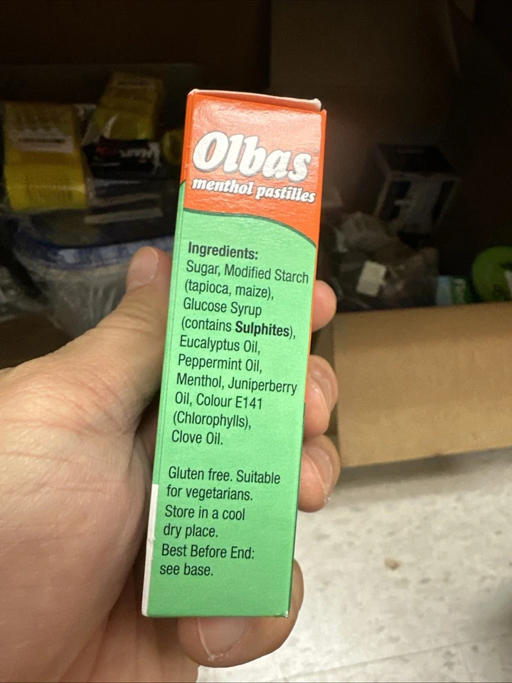 4 x Pastillas Olbas Aceite Mentol 45g - PACK DE 5 Foto 4 de 4