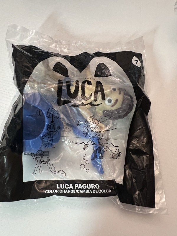 NEW 2021 McDonald's Happy Meal Toy Luca Paguro Color Change  #7