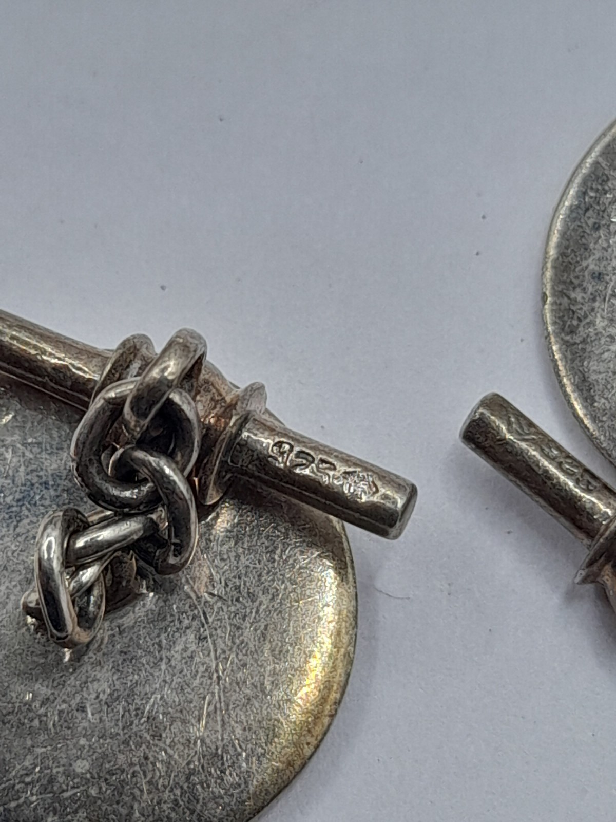 Pair Of Quality 925 Sterling Silver Masonic Cufflinks - Freemasons Mason's 