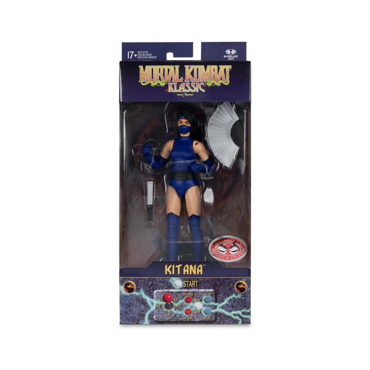 McFarlane Mortal Kombat Klassic Kitana Red Platinum Chase 7in