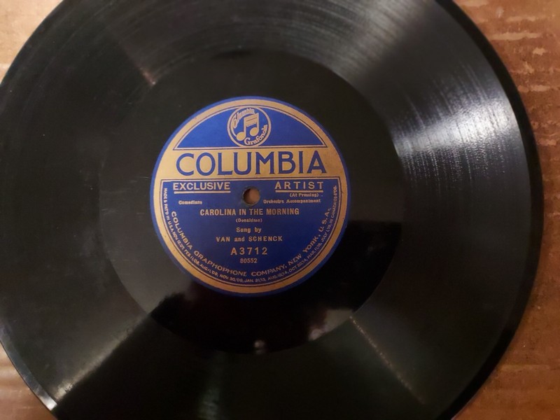 1922 COL.78/VAN & SCHENCK..