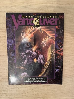 Dark Alliance: 1993 Vancouver Sourcebook Vampire And Werewolf White Wolf WW3103